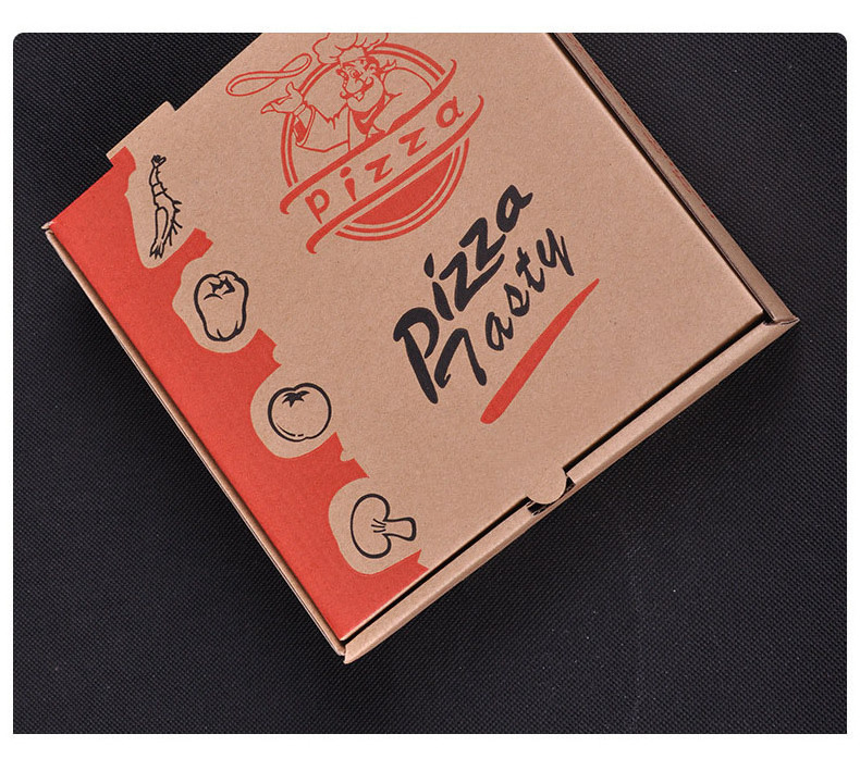 Wholesale Pizza Box Package Carton Supplier Custom Design Printed Packing Bulk Cheap Pizza Boxes With Your Own Logo