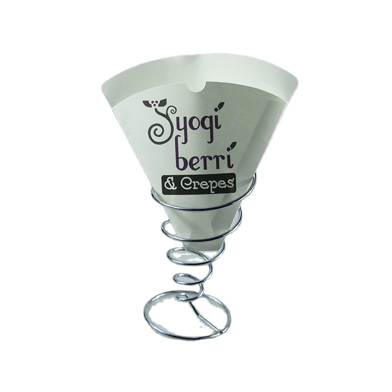 Personalized logo sizes paper cone shape bubble waffle eggs box