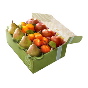 Custom Design Cardboard Box For Sale Export Banana Peach Cherry Vegetable Fruit Gift Shipping