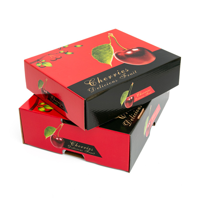 High Quality Custom Fruit Packaging Box Cherry Tomato Packing Carton Boxes