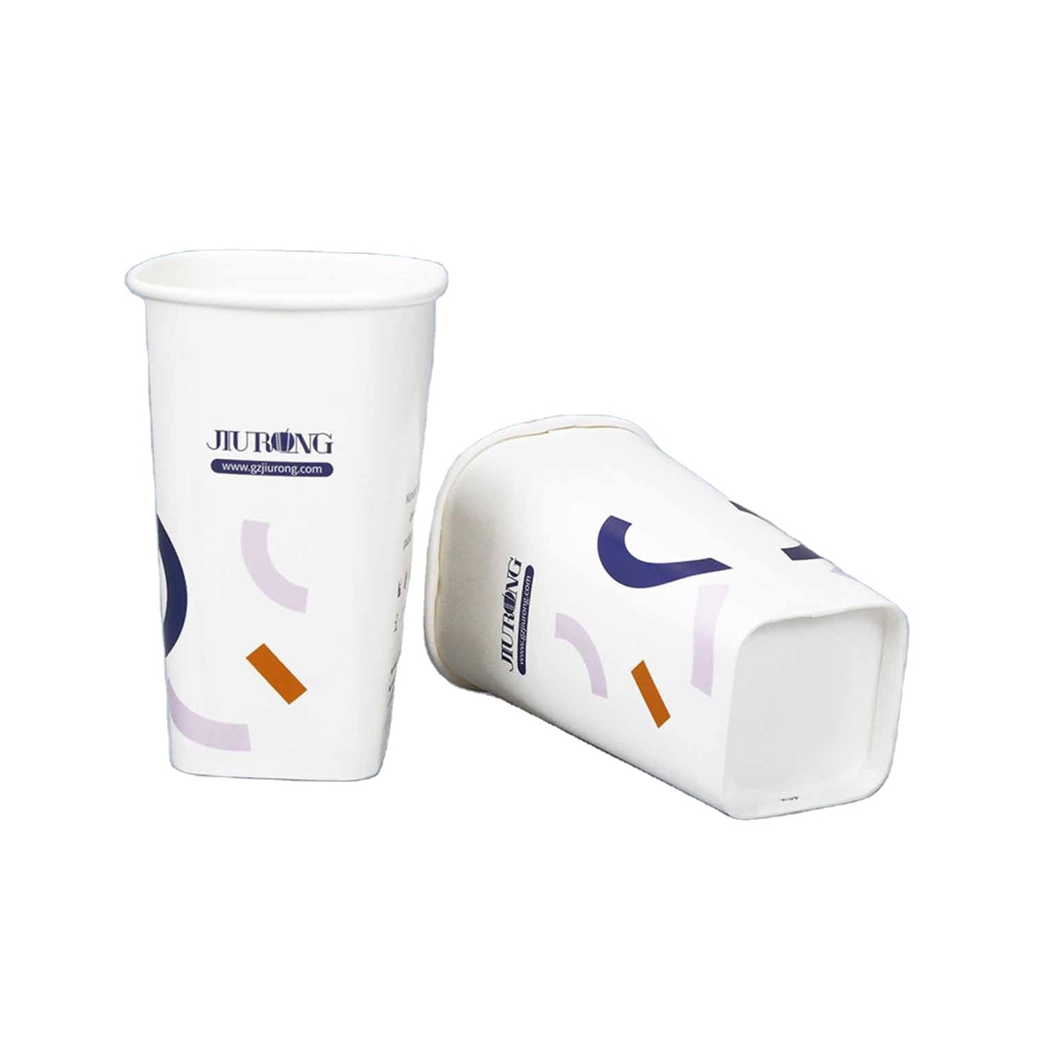 Square Yogurt Packaging Boxes Frozen Sundae Gelato Container  Takeout Ice Cream Paper Cup