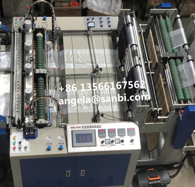 Automatic Plastic Polythene /PE /Poly  Shopping T shirt bag making machine Price