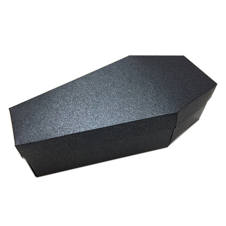 high quality wholesale custom mini cardboard coffin shaped box