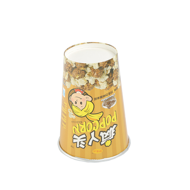 Customized Hot selling 32oz 64oz 85oz food packaging takeaway fried popcorn paper buckets cup