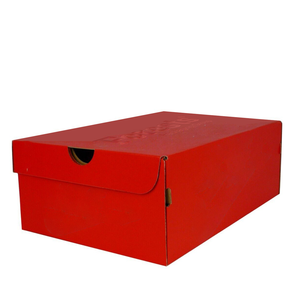 Customized Logo Printing Shoe Storage Boxes Large Size Red Black Sneaker Shoe Box