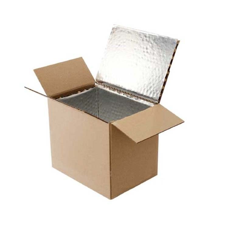 insulated food cooler packaging carton boxes for transporting frozen cold shipping chain insulation box paper thermal cardboard