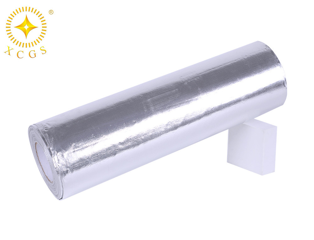 Real Factory Aluminum Foil Coated Heat Reflective Fabric Fiberglass Insulation Cover