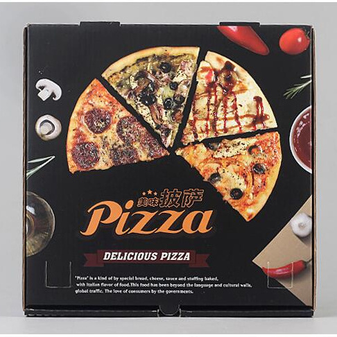 2022Wholesale 8 10 12 16 Inch Reusable Pizza Carton Custom Printed Corrugated Paper Packaging Cheap Pizza Box