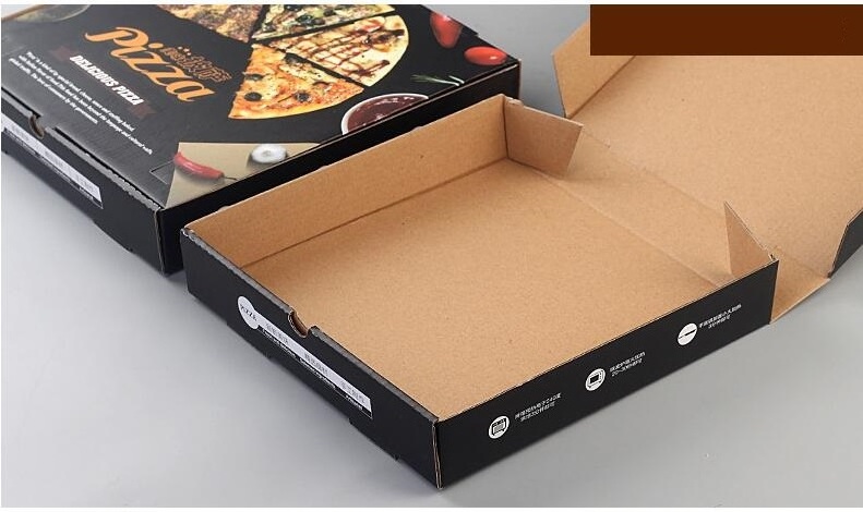 2022Wholesale 8 10 12 16 Inch Reusable Pizza Carton Custom Printed Corrugated Paper Packaging Cheap Pizza Box