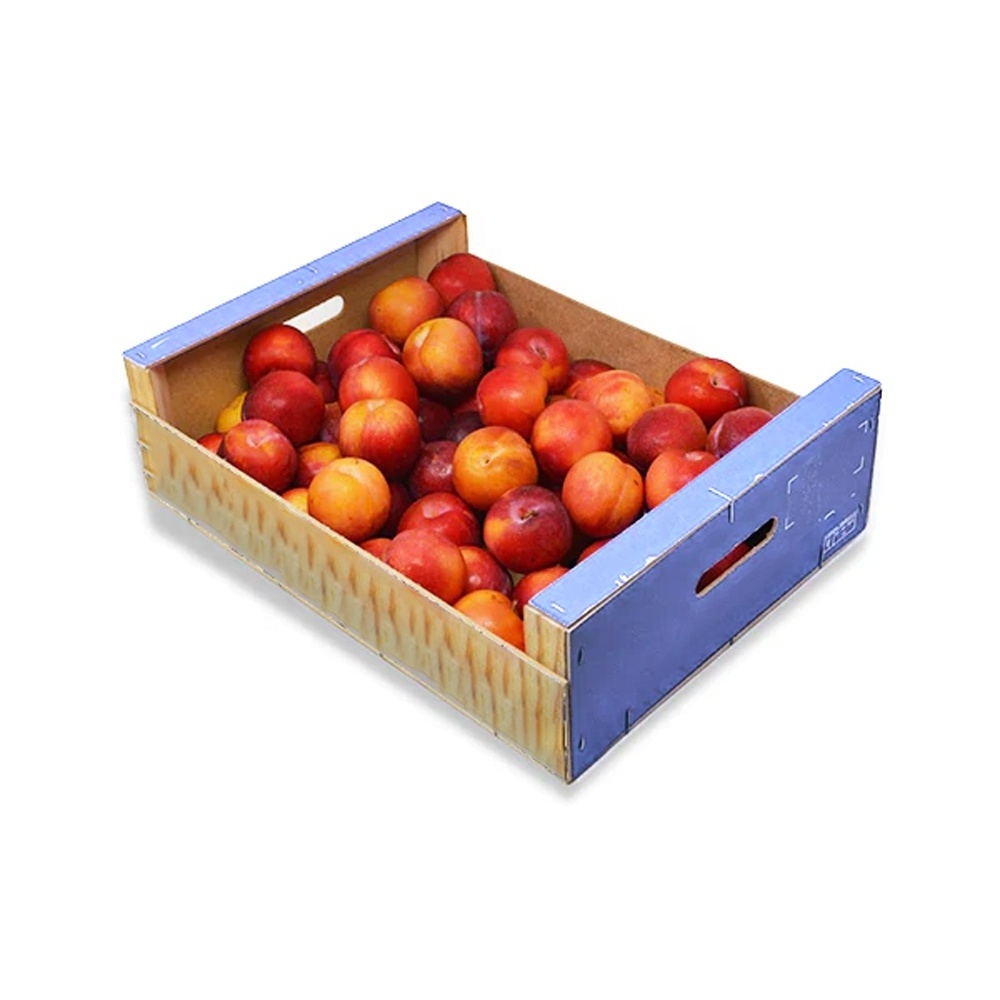 Custom wholesale banana mango grape fruit shipping box corrugated paper packaging box