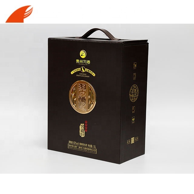 Luxury Wine Packaging Boxes/PU Leather Wine Box/Wine Gift Packaging Box