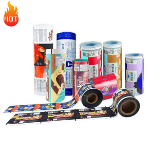 PE PET Laminated Film Customized Plastic Film Roll Candy Potato Chips Flexible Packaging Film Roll For Food Packaging