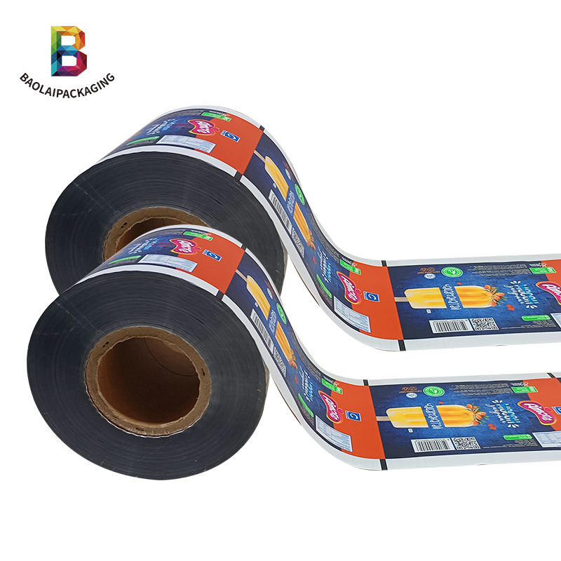 PE PET Laminated Film Customized Plastic Film Roll Candy Potato Chips Flexible Packaging Film Roll For Food Packaging