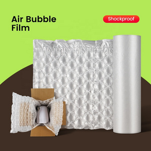 Express Shipping Packaging Using Protective Air Bubble Film Roll Cushion Packing Material