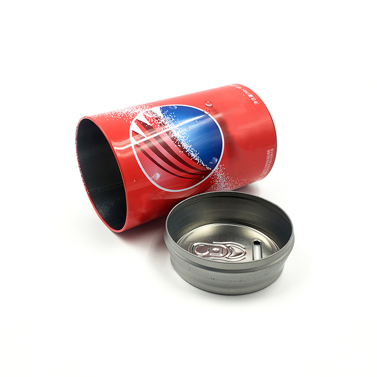 High Quality Customized Big Cola Beer Shape Tin Can Coin Piggy Bank Saving Money Box