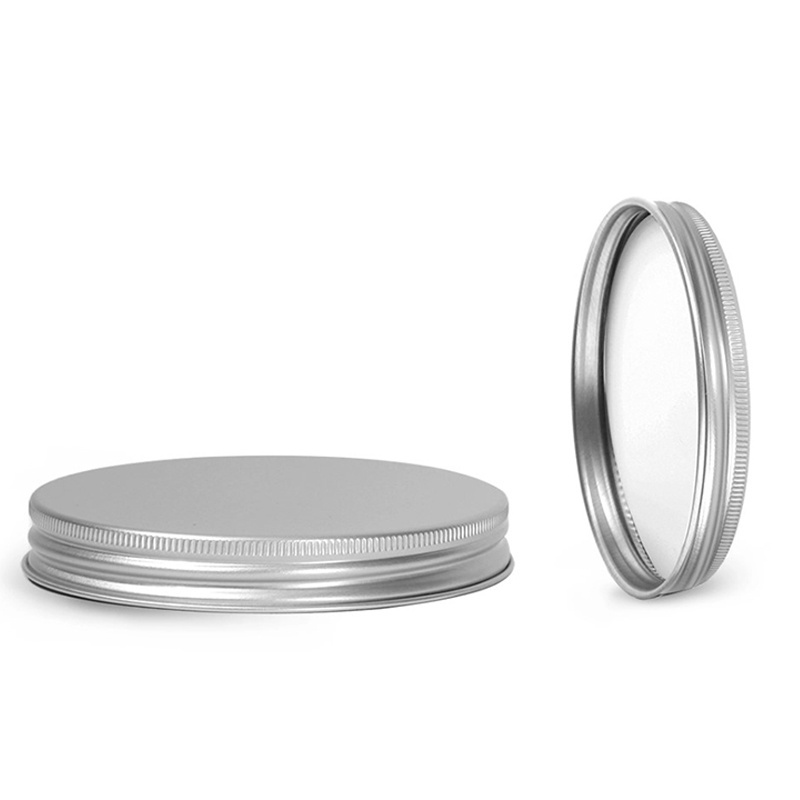 Body scrub Aluminum Cap 150mL 180mL 200mL 250mL 300mL 500mL 56mm 68mm 70mm 89mm 100mm Round Silver Cosmetic Lid aluminum lids