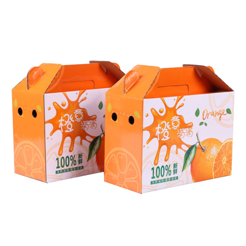 Whole custom tomato vegetable fruit carton box packing box with printing logo