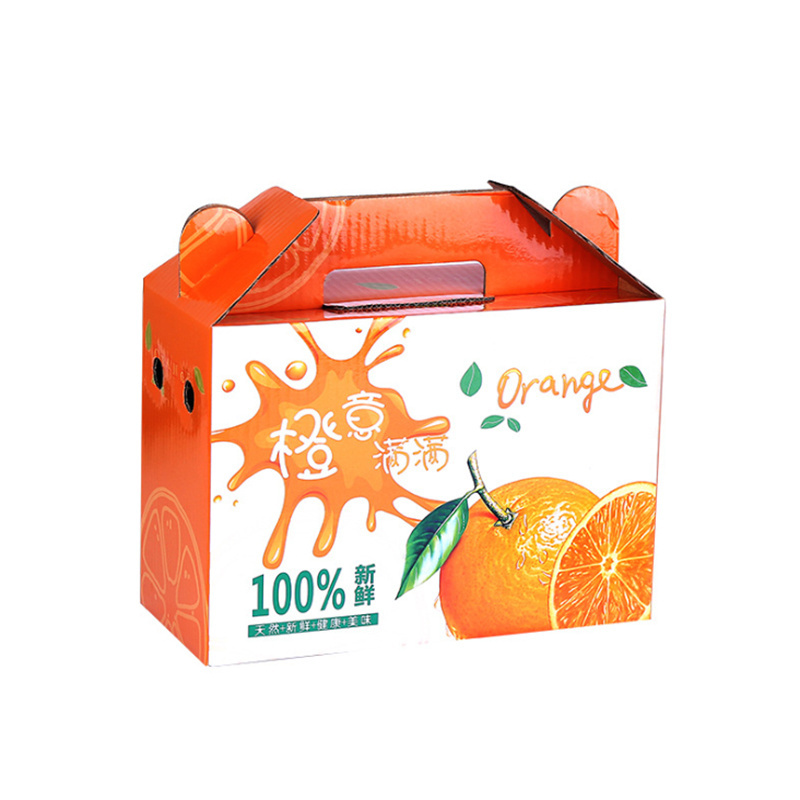 Whole custom tomato vegetable fruit carton box packing box with printing logo