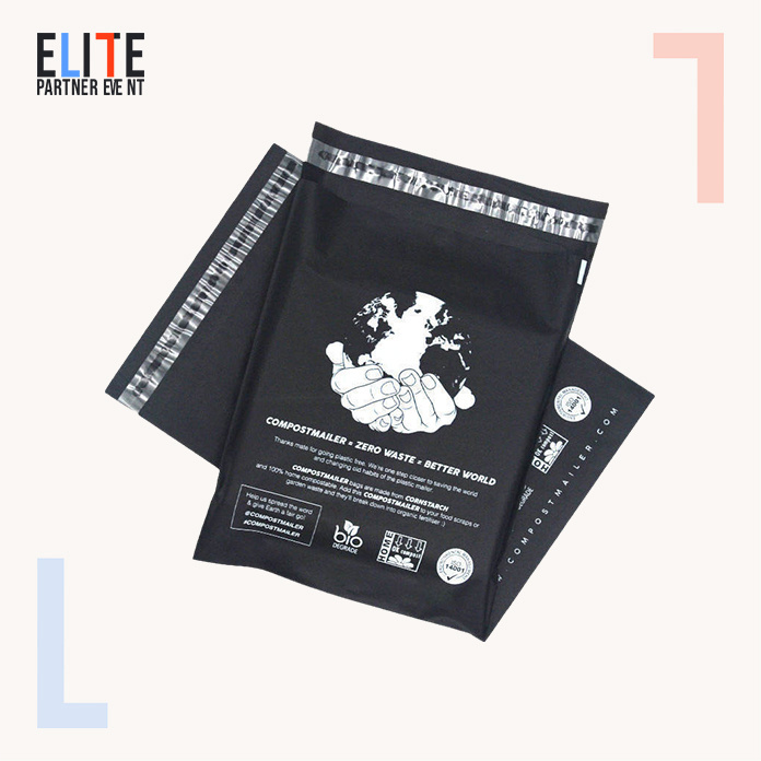 Recycle Packing Waterproof Carrier Personalized Cute Produce Poly Eco Friendly Packaging Bag Pouch