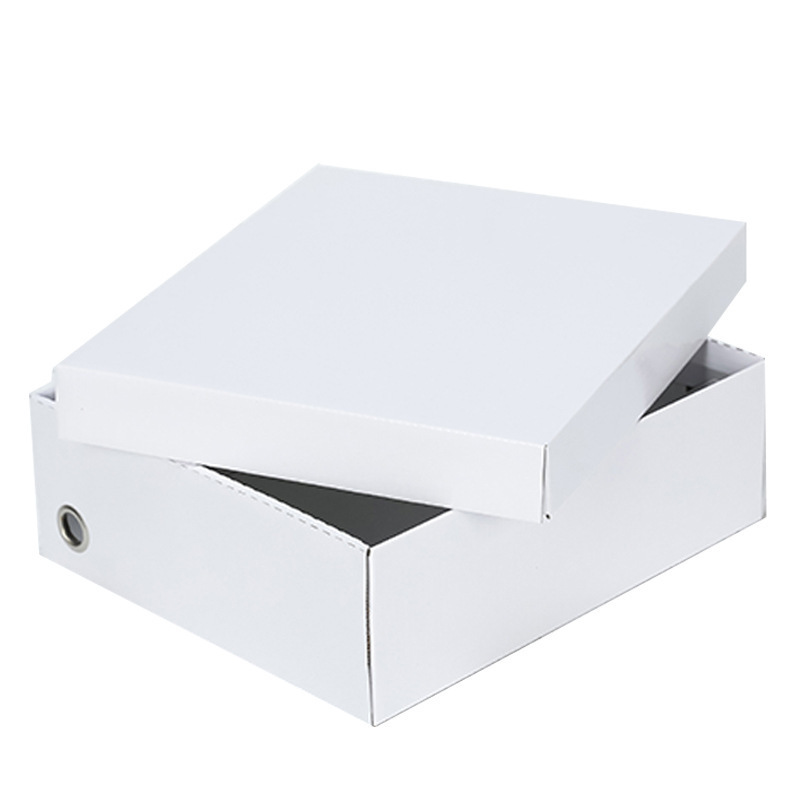 Custom Sneaker Cardboard Men Women Packaging Storage Box Shoe Paper Box Environmentally Friendly Kraft Paper Rigid Boxes Square