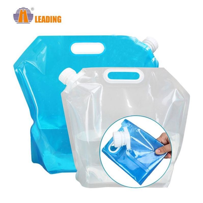 5 Gallon 3L Stand Up Collapsible Plastic Bottle Foldable Reusable Water Bags Pouch 5 10 Liter