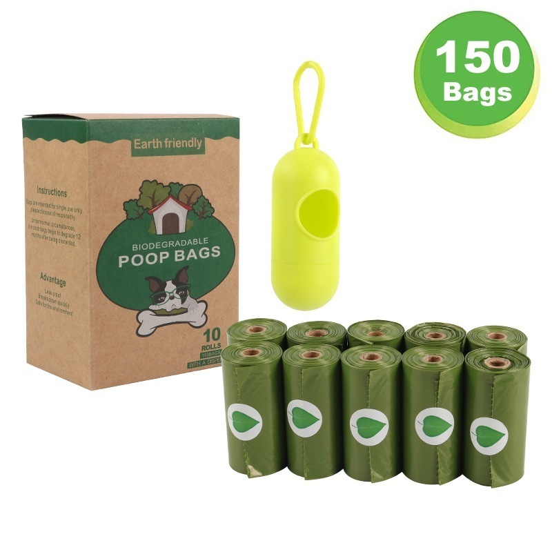 Custom Eco-Friendly Bio Degradable Dog Cornstarch Eco Friendly Compostable Biodegradable Poop Bags For Pet Poop