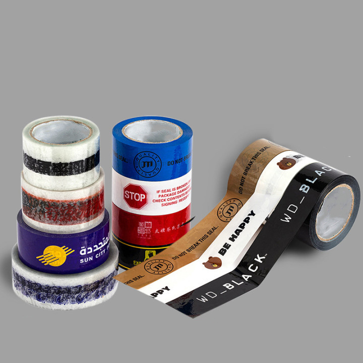 Transparent Bopp Package Tape cinta de embalaje Cellulose Adhesive Tape with Logo