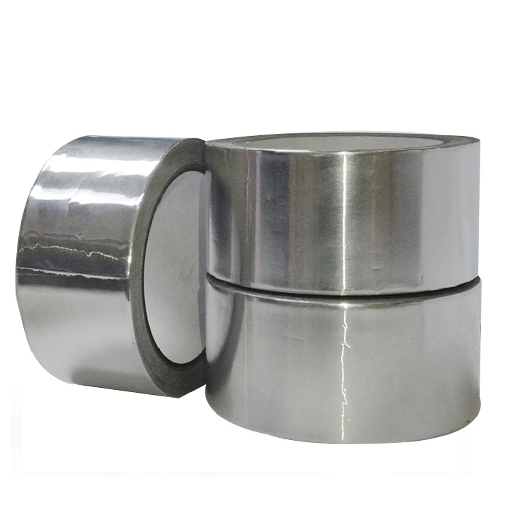 Reinforced Aluminum Foil Silver Duct Fiberglass Repair Waterproof Tape