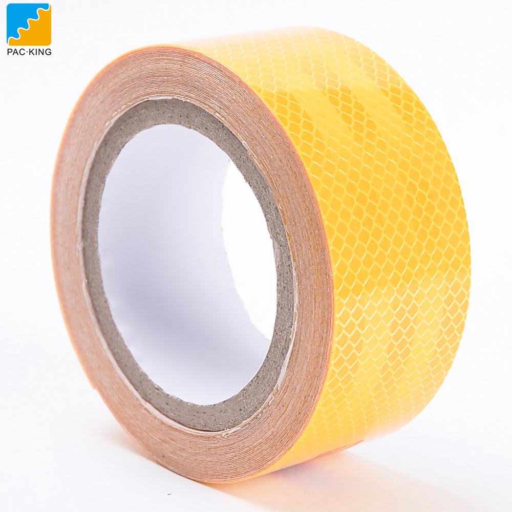 Reflector Sticker Red Reflective Safety Warning Tape customized Reflectance Truck Vehicle Conspicuity Adhesive Reflective Tape