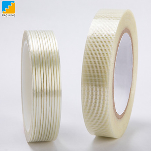 Wear Resistant Bidirectional Filament Tape Adhesive  Fiberglass Reinforced Strapping Tape Glass Fiber Tape