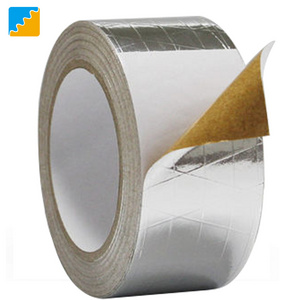 Reinforced Aluminum Foil Silver Duct Fiberglass Repair Waterproof Tape