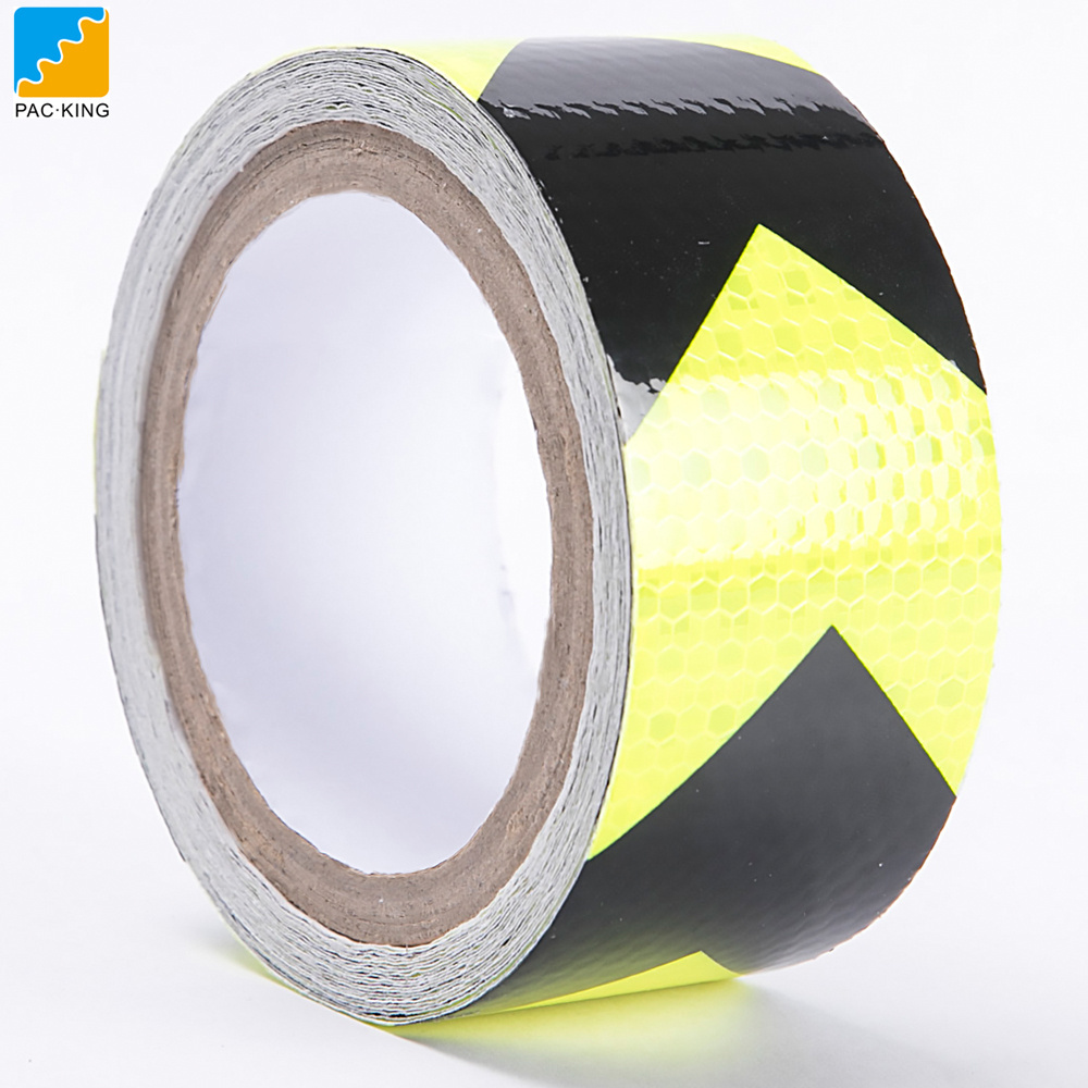 Reflector Sticker Red Reflective Safety Warning Tape customized Reflectance Truck Vehicle Conspicuity Adhesive Reflective Tape