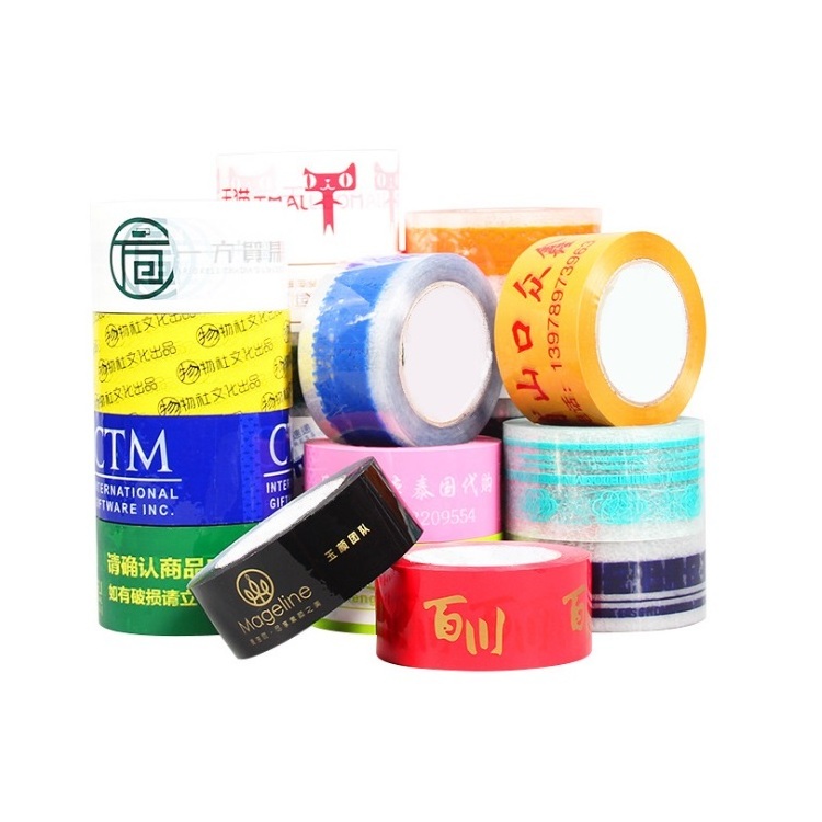 Transparent Bopp Package Tape cinta de embalaje Cellulose Adhesive Tape with Logo