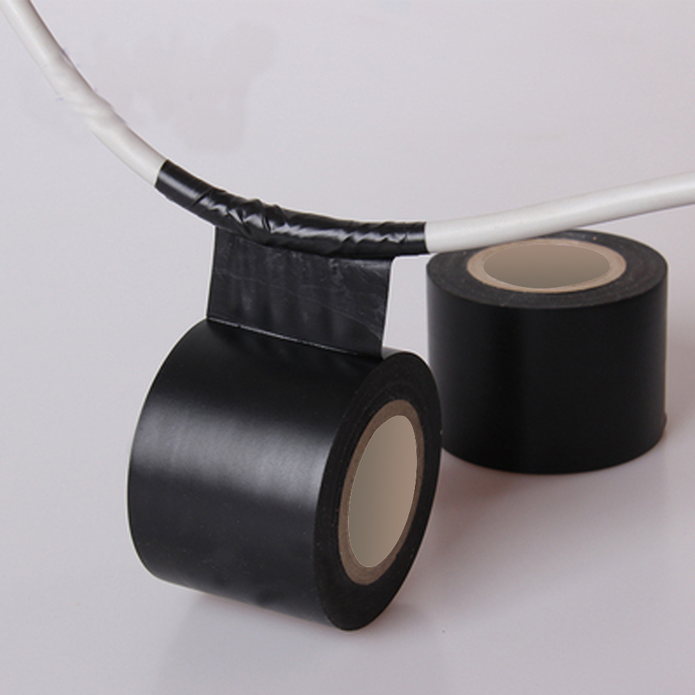 waterproof fireproof air conditioner duct adhesive black strong adhesive pvc pipe wrapping tape