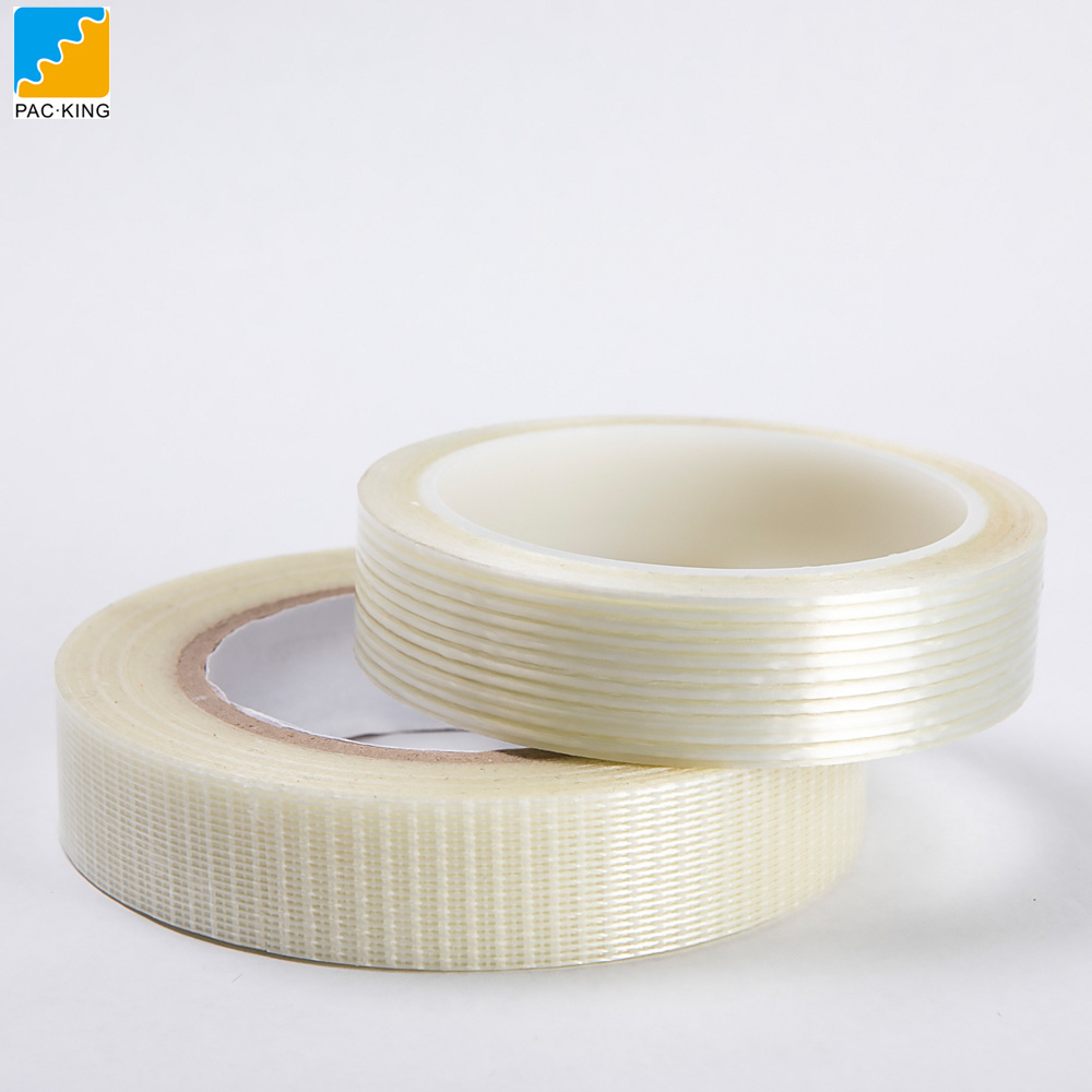 Wear Resistant Bidirectional Filament Tape Adhesive  Fiberglass Reinforced Strapping Tape Glass Fiber Tape