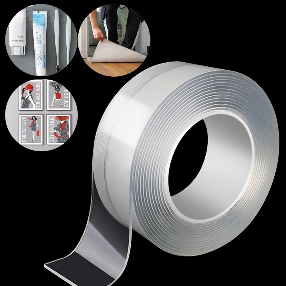 Removable Silicone Gel Grip Tape Industrial Tape Mounting No Trace Nano Adhesive Tape