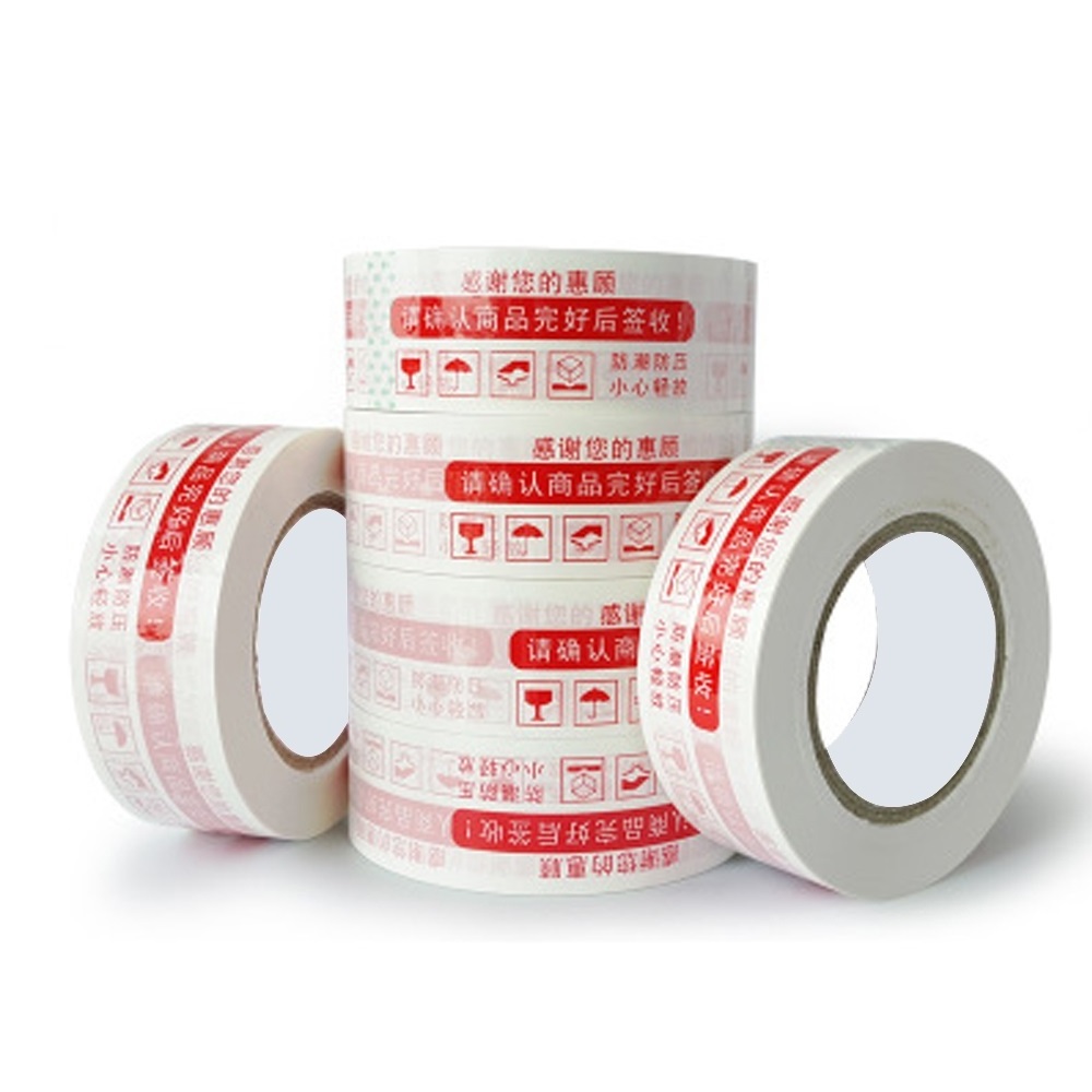 Transparent Bopp Package Tape cinta de embalaje Cellulose Adhesive Tape with Logo