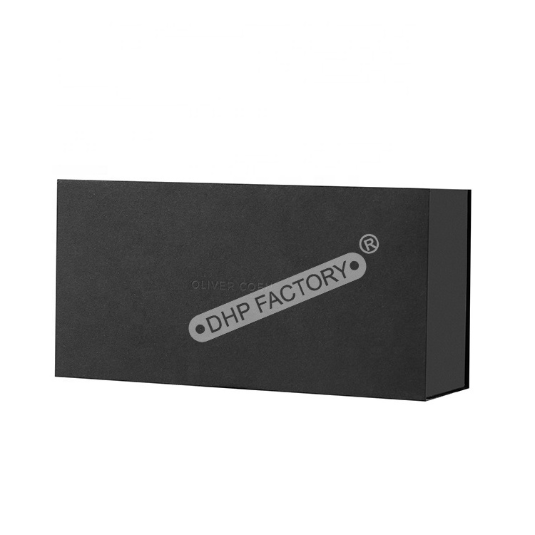 Elegant Customized Black Two Piece Lid Off Watch Box Caja De Reloj With Cardboard Sleeve Velvet Cardboard Holdings