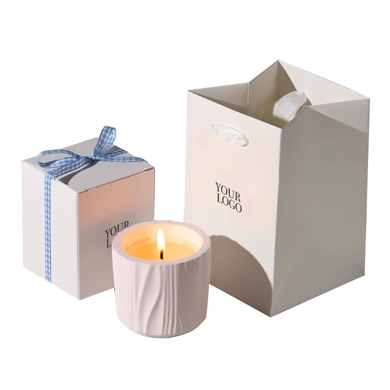 Custom Luxury candle packaging boxes with Logo ISO9001 paper cardboard kraft rigid box luxury candle individual packing box