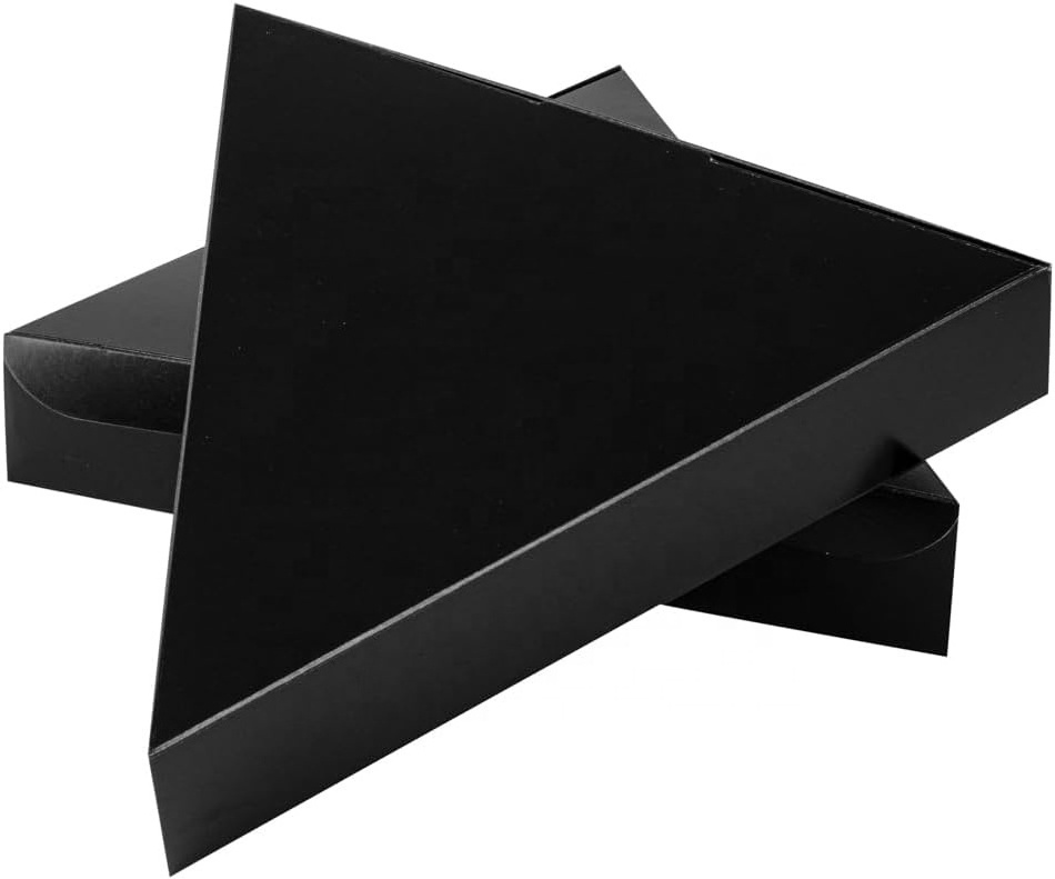 Custom Window Triangle Mini Thermal Pizza Box Rectangle  6 9 10 12 16 18 Inch Silicone Single Slice Pizza Box Recyclable