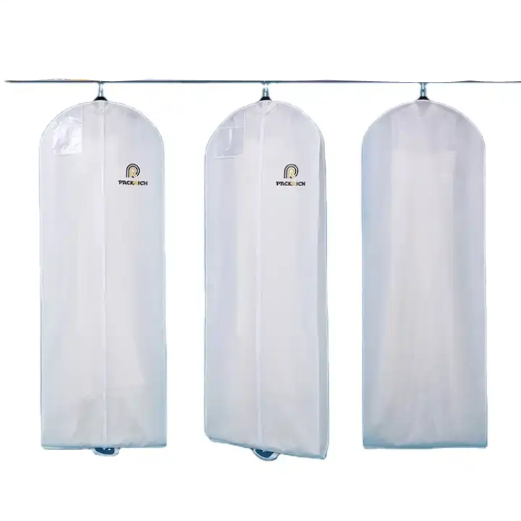 Custom Printed Wedding Dress Protection Cover Garment Suit Bag, Wholesale Custom Wedding Dress Garment Bridal Gown Bag