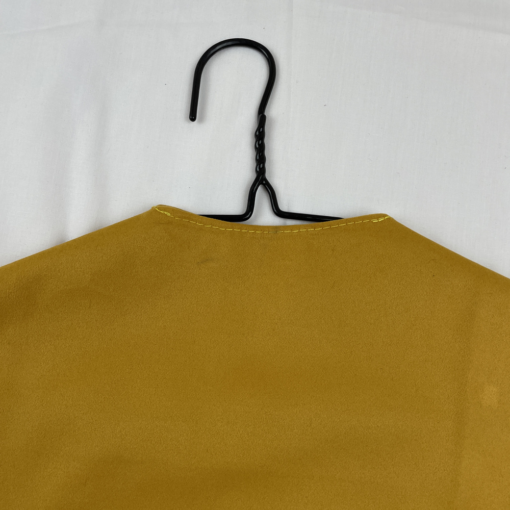 Non Slip Cloth Shop Display Fabric flock  Cloth Shoulder Hanger Cover Dust For Clothing Rack