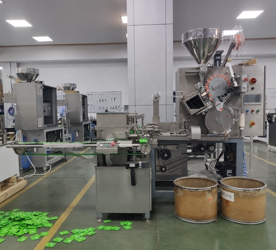 Full automatic double chamber black tea green tea bag packaging machine tea packing machinery