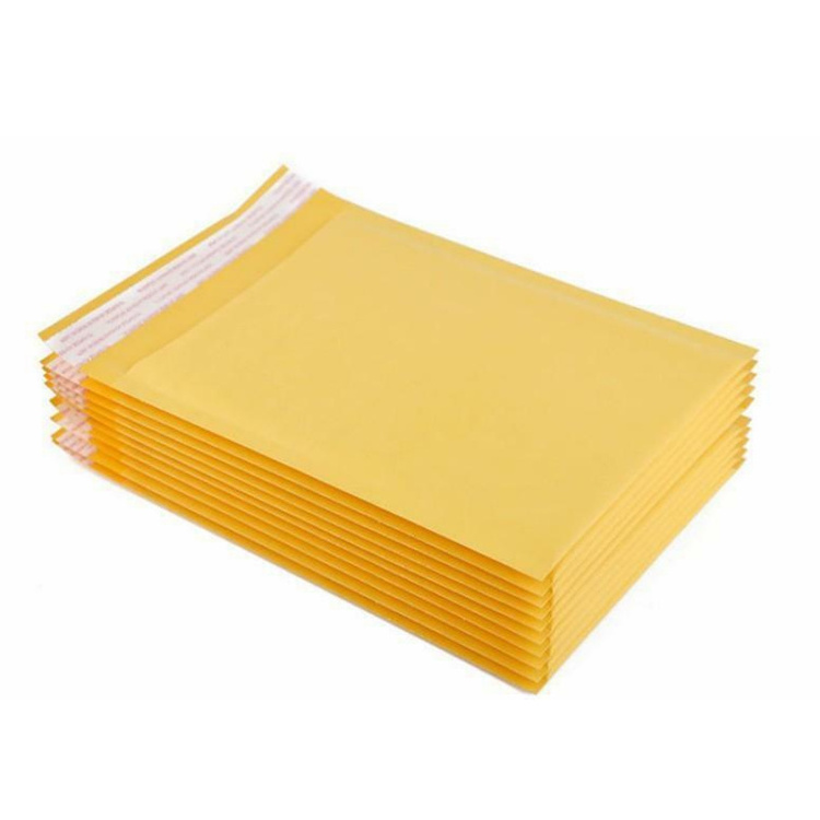 Manufacturer Custom Yellow Kraft Bubble Rigid Manila Envelopes