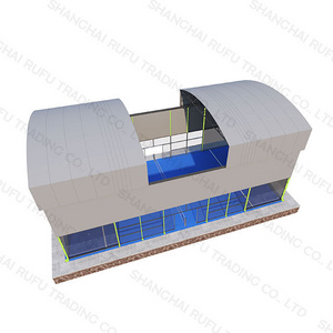 Factory Directly Padel Training Panoramic Padel Court Tent Portable Paddle Tennis Court With Roof Cover