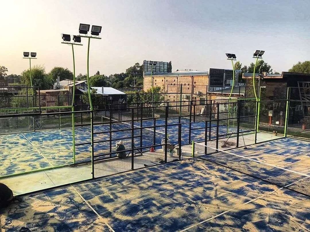 PADEL WORKER New Design Outdoor Professional Portable Super Panoramic Padel Tennis Court for paddle tennis sports