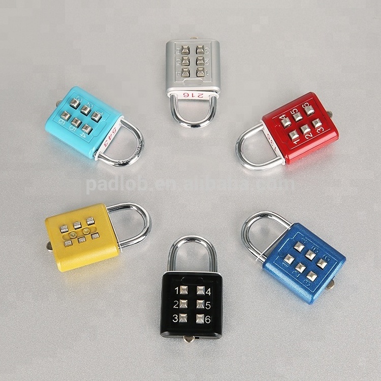 H305 Digit combination lock push button padlock