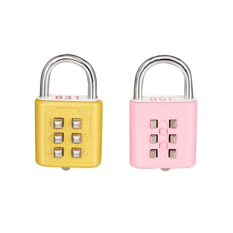 H305 Digit combination lock push button padlock