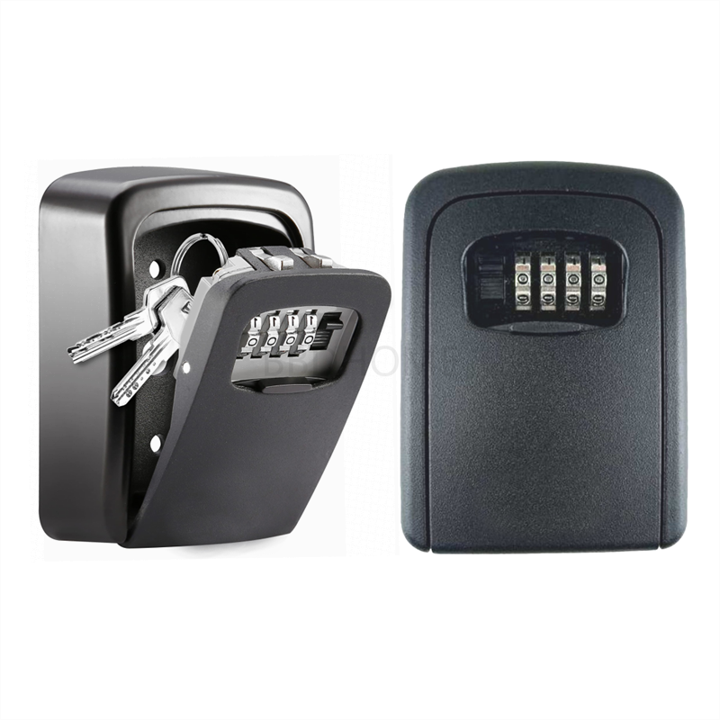 G4 Big Capacity 4 digit combination Password Waterproof Metal Wall Mounted Portable Storage Safe Lock Key Box