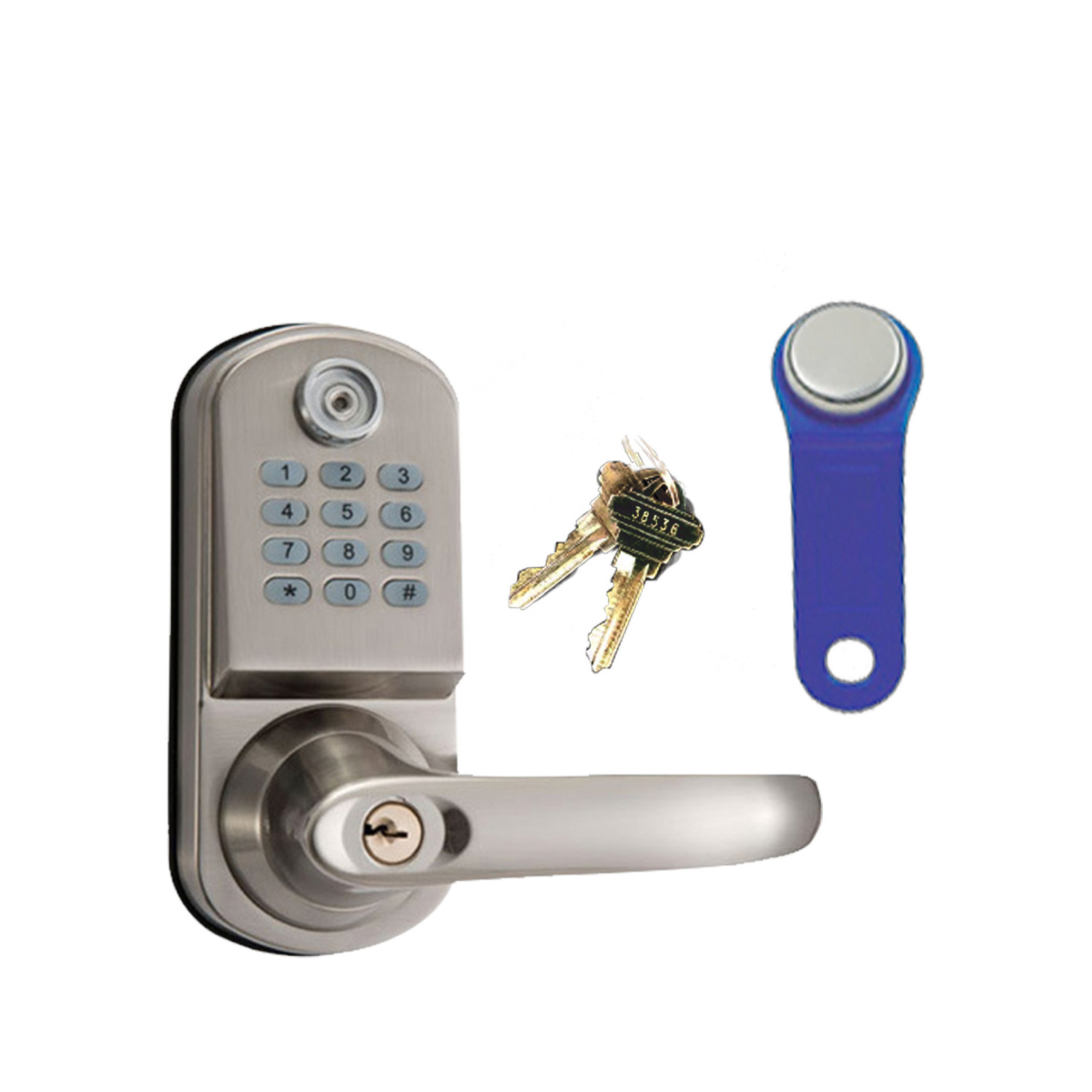 Digital Security Key Electric Keypad Outdoor Password Gate Home Biometric Electrical Smart Door Lock